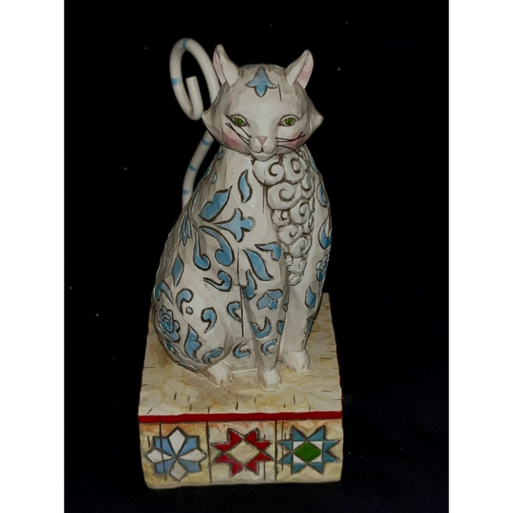 Jim Shore Heartwood Creek Evangeline Cat Figurine V4004864 Vintage 2005 Enesco